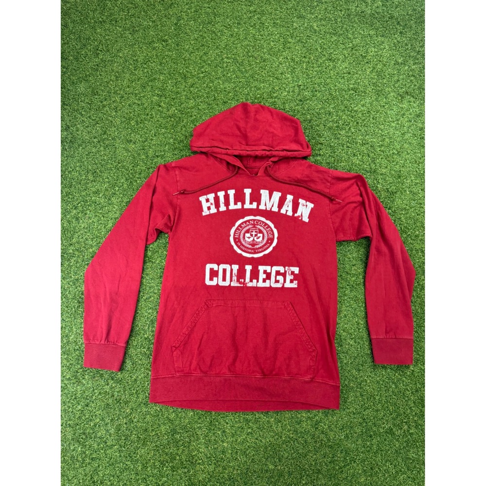 Hillman College Hoodie Red Small A Different World HBCU Pullover